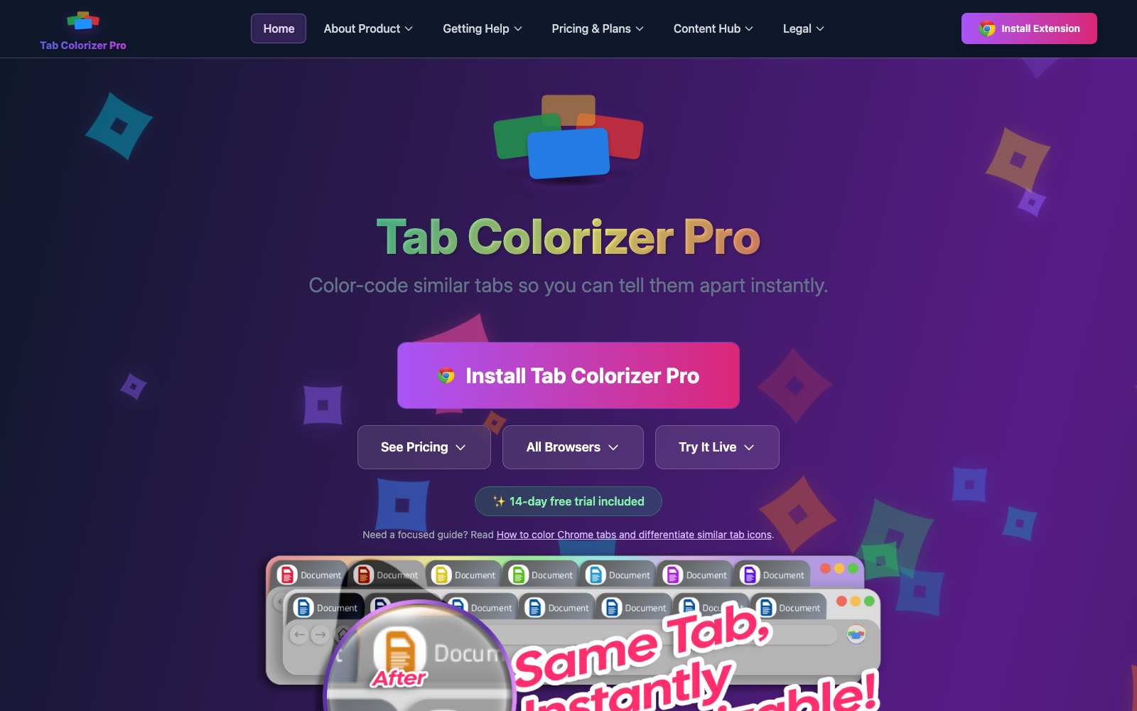 TabColorizer.io screenshot
